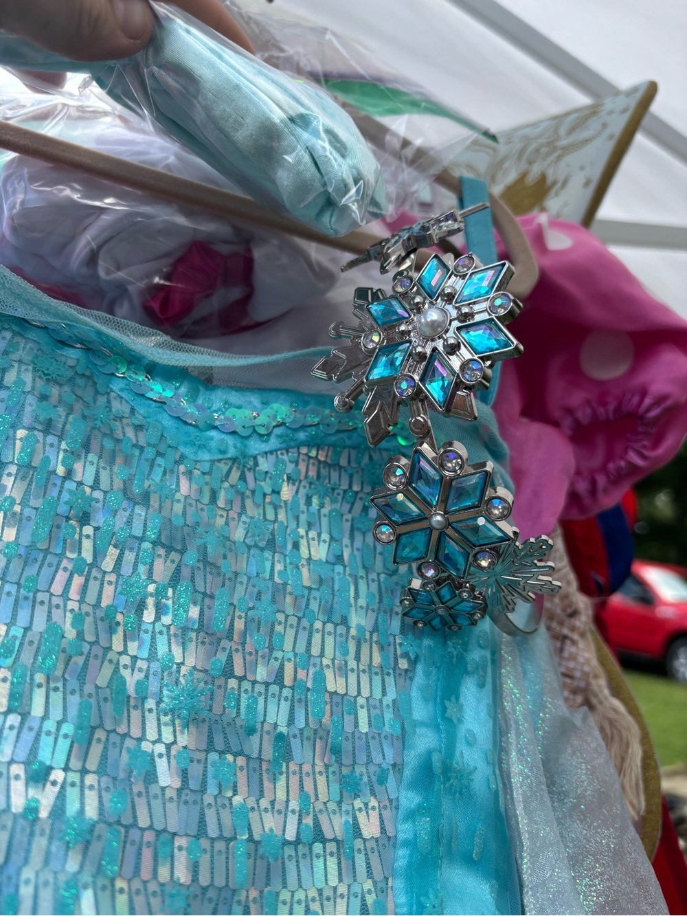 Disney Elsa costume Girls 5/6 - Picture 2 of 5